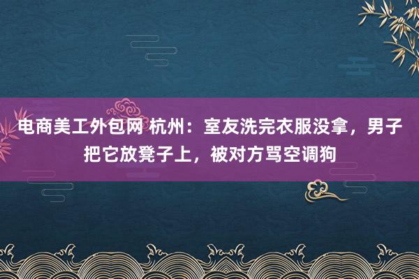 电商美工外包网 杭州：室友洗完衣服没拿，男子把它放凳子上，被对方骂空调狗