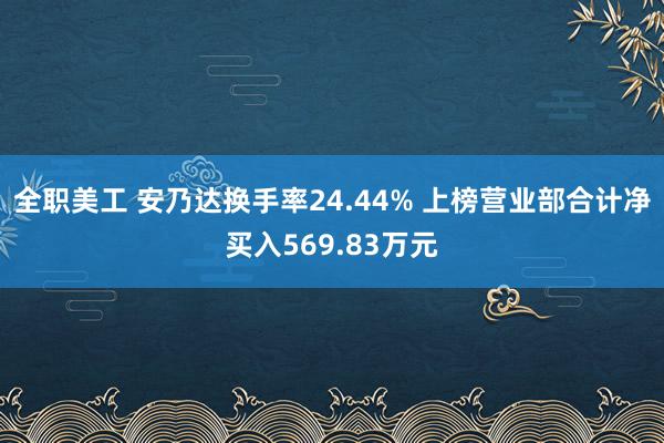 全职美工 安乃达换手率24.44% 上榜营业部合计净买入569.83万元